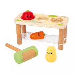 Jouet-Tap tap légumes de la ferme en bois fsc