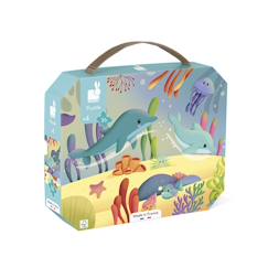 Jouet-Puzzle 36 pcs frise les animaux marins