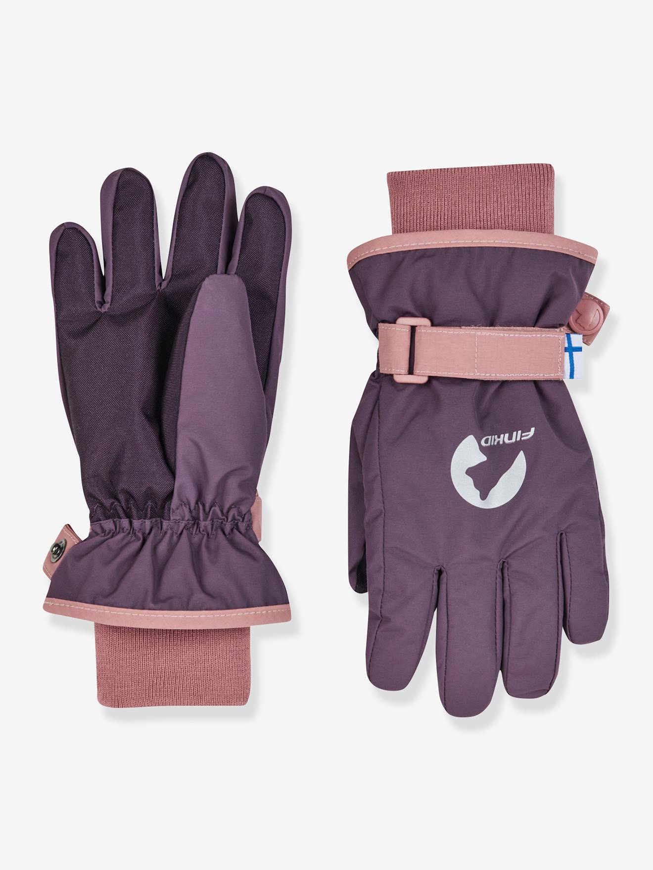Gants pour enfants doublés PIKKURILLI finkid prune