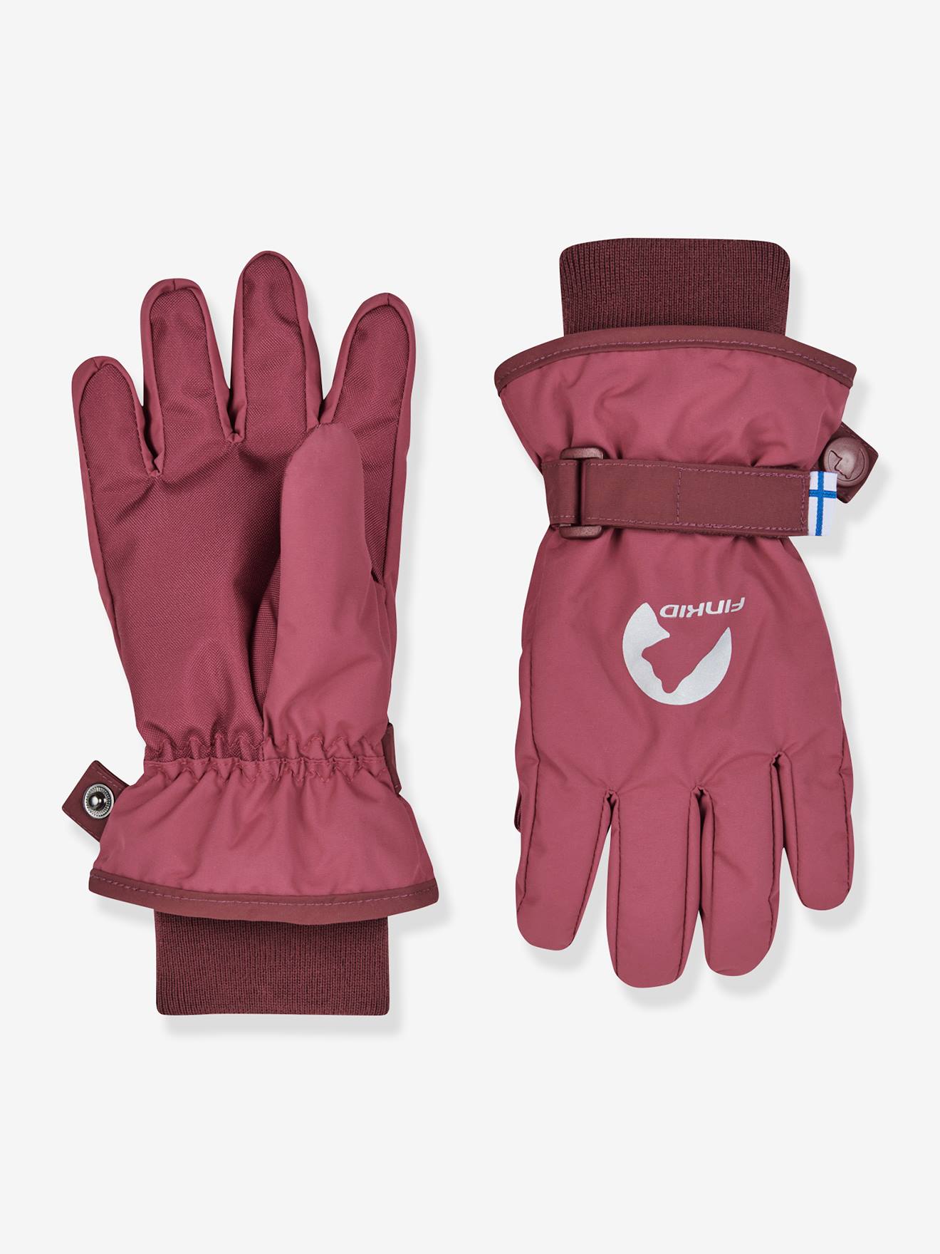 Gants pour enfants doublés PIKKURILLI finkid framboise