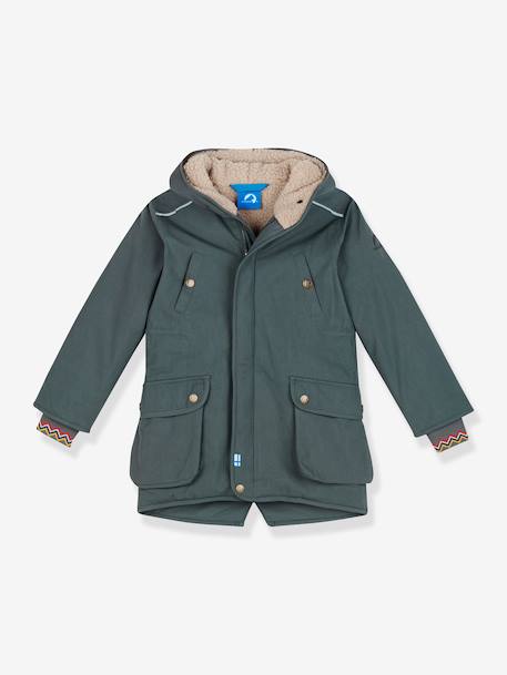 Garçon-Manteau-Blouson, parka-Parka d’hiver enfant TUULIKKI finkid avec doublure en polaire teddy