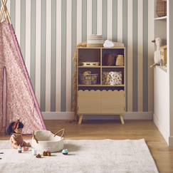Chambre et rangement-Rangement-Bibliothèque, étagère-Bibliothèque enfant, 2 portes et 4 étagères