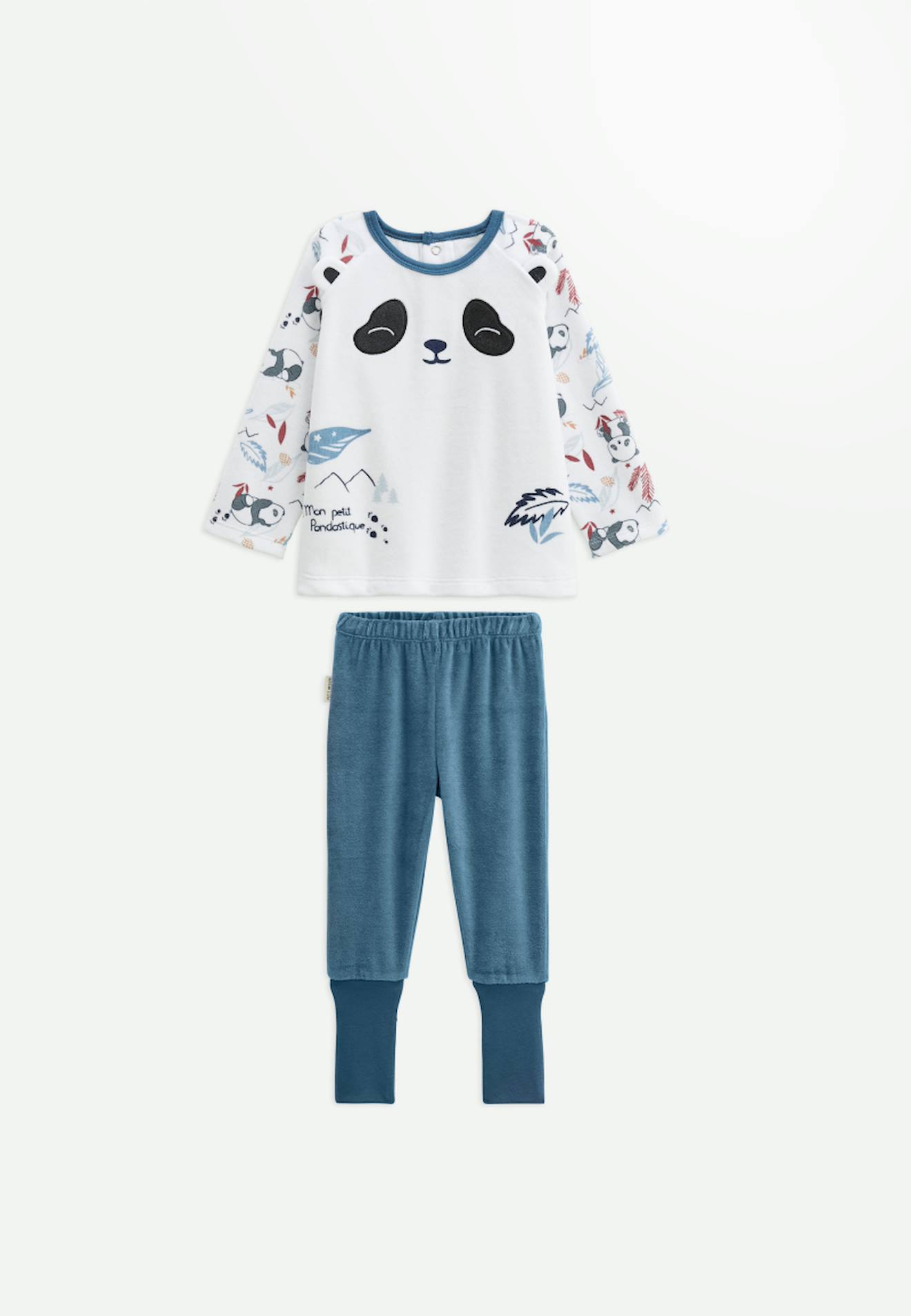 Pyjama Enfant 2 Pièces En Velours Cracotte Petit Béguin – Lot De 2, Doux, Confortable, Oeko-Tex