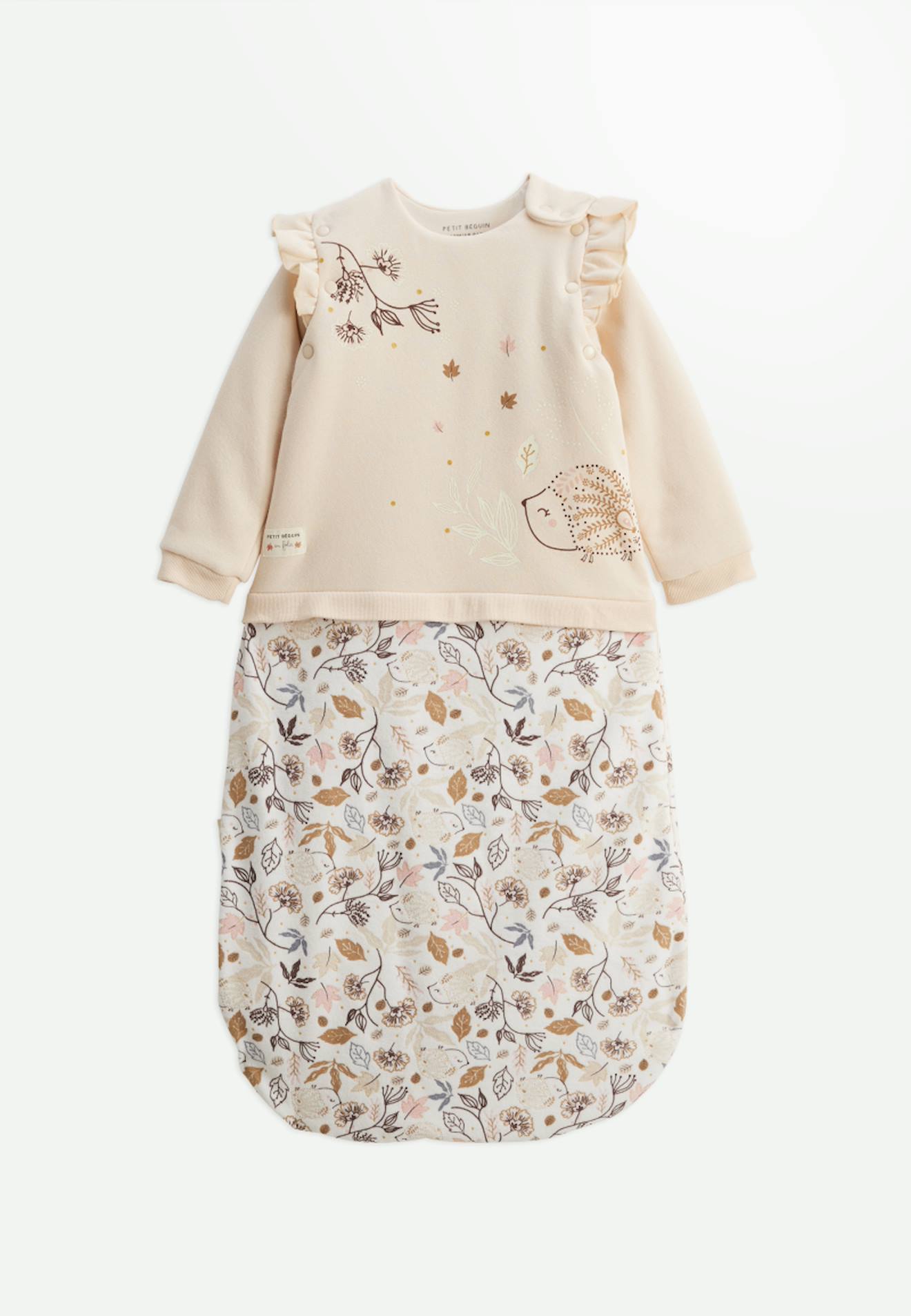 Gigoteuse D'hiver En Velours Chincha Ecru