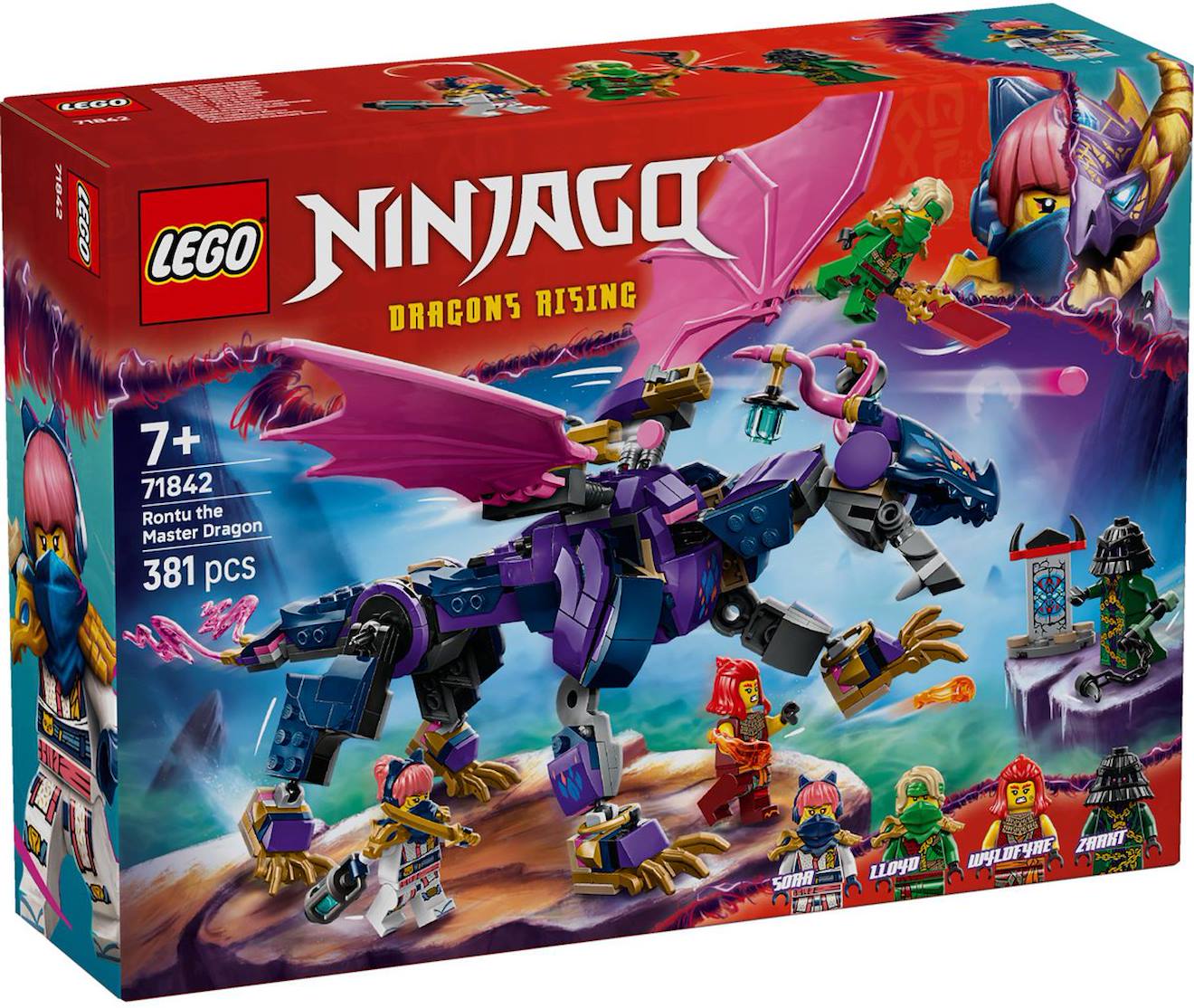 Lego 71842 - Rontu Le Maître Dragon Ninjago Multicolore