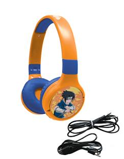 -Casque 2 en 1 naruto bluetooth et filaire avec limitation de son