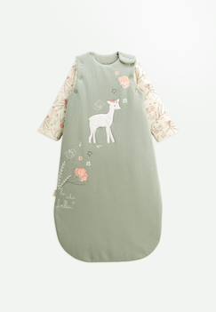 Linge de maison et décoration-Linge de lit bébé-Gigoteuse d'hiver en molleton avec manches amovibles lison