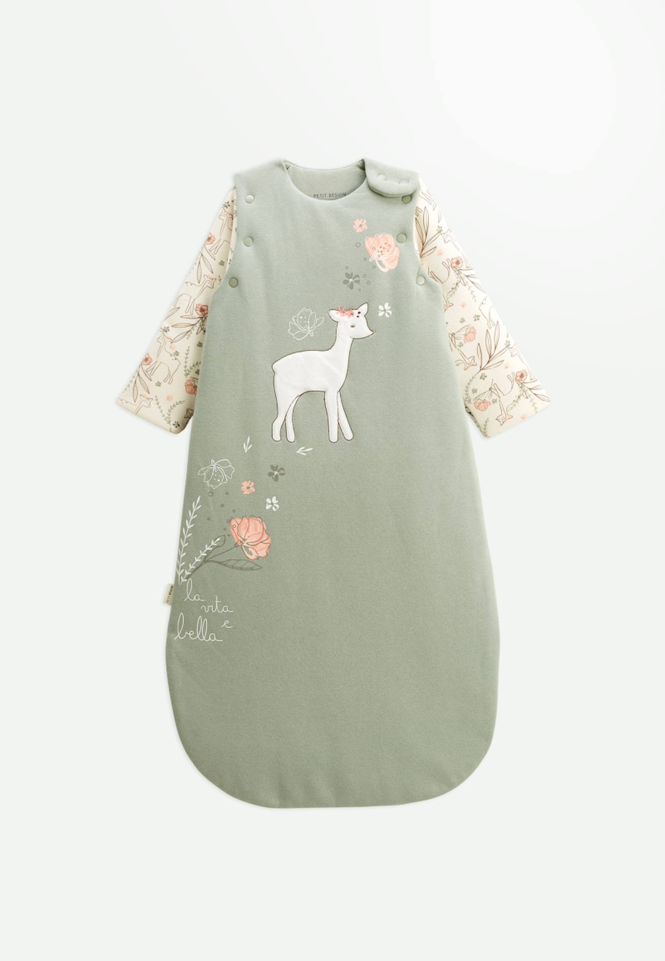 Gigoteuse D'hiver En Molleton Lison Vert