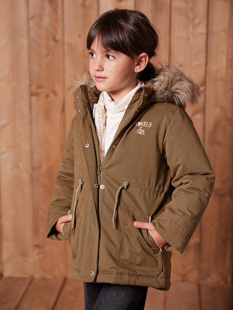 Parka fille 3 en 1 hiver à capuche  - vertbaudet enfant