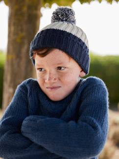 Ensemble colorblock bonnet + snood + gants garçon  - vertbaudet enfant