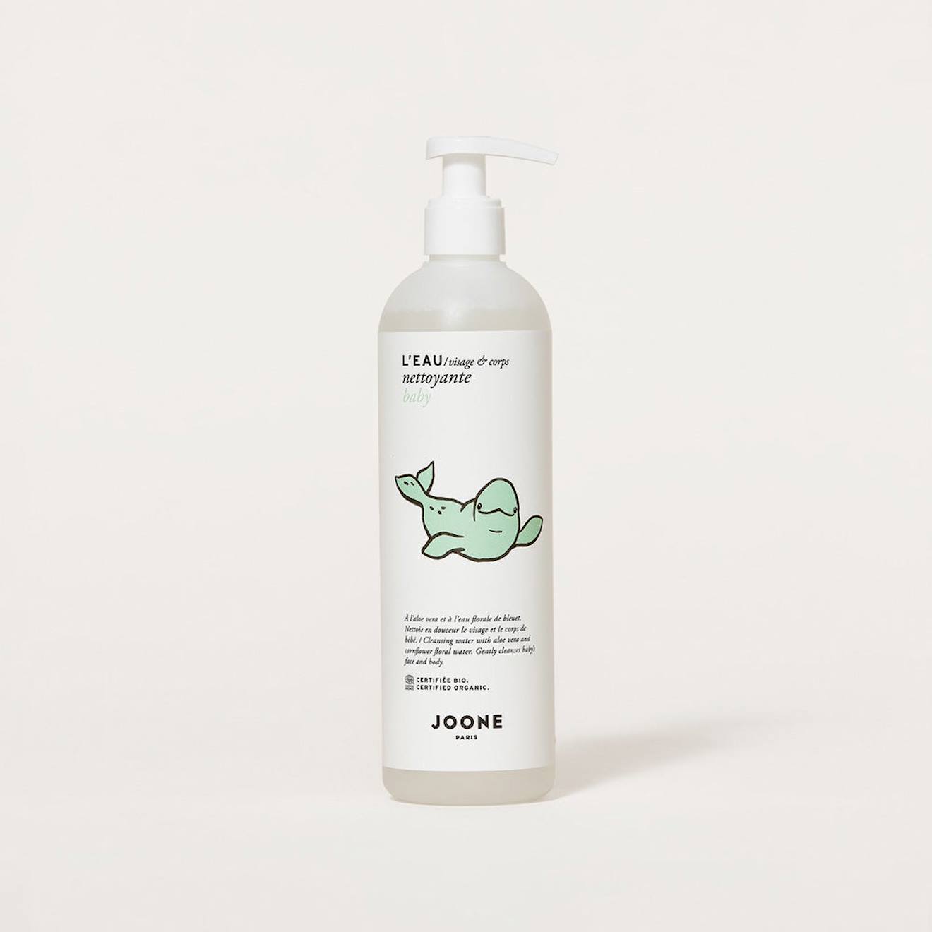 Eau Nettoyante Bébé Certifiée Bio Blanc