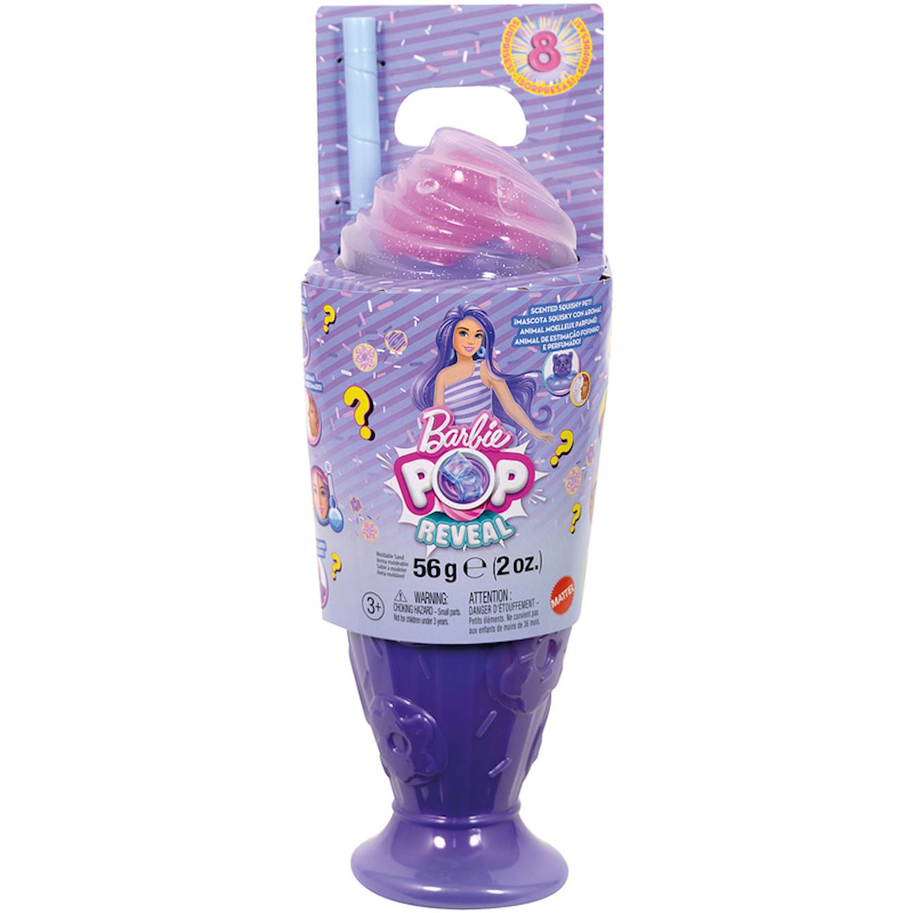 Poupée Pop Reveal Mauve Barbie Multicolore