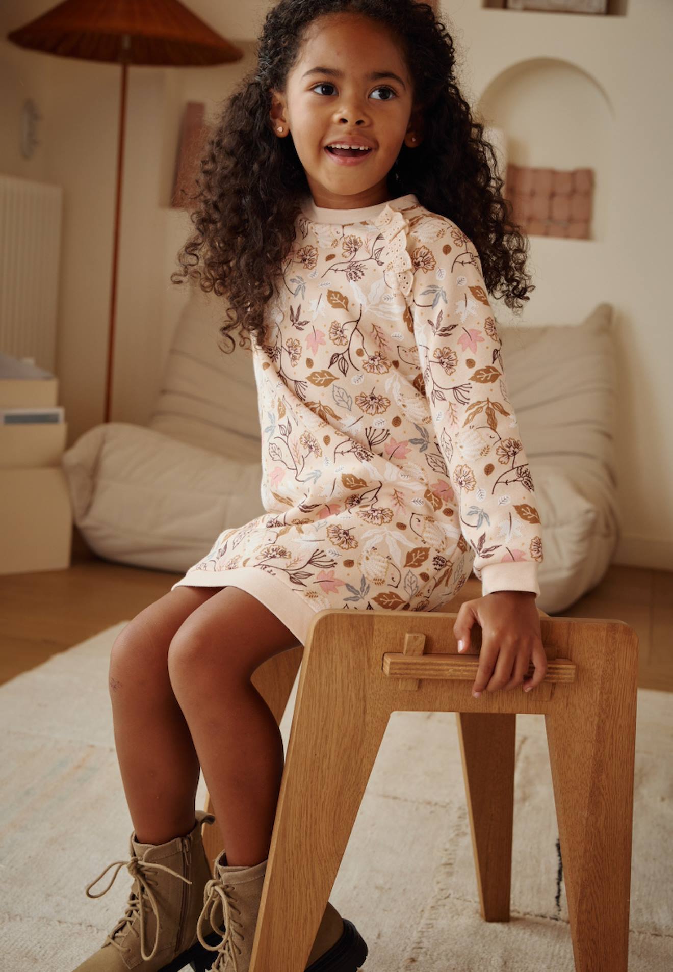 Robe Bébé En Molleton Chincha Beige