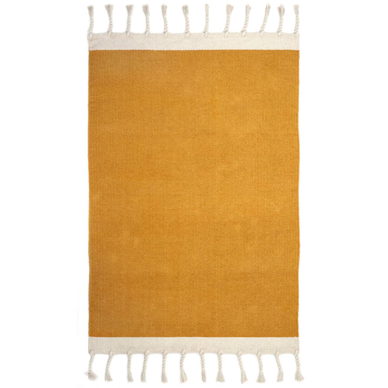 Tapis Coton Lisboa Moutarde