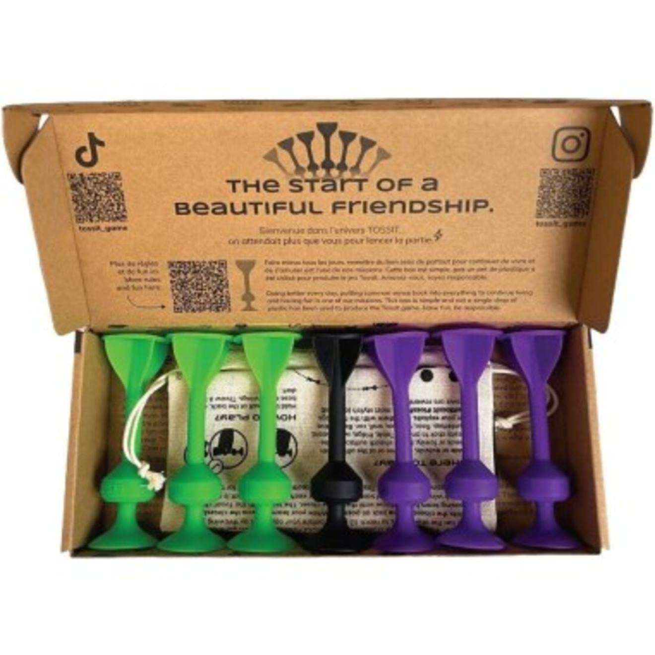 Tossit Violet Vert Multicolore