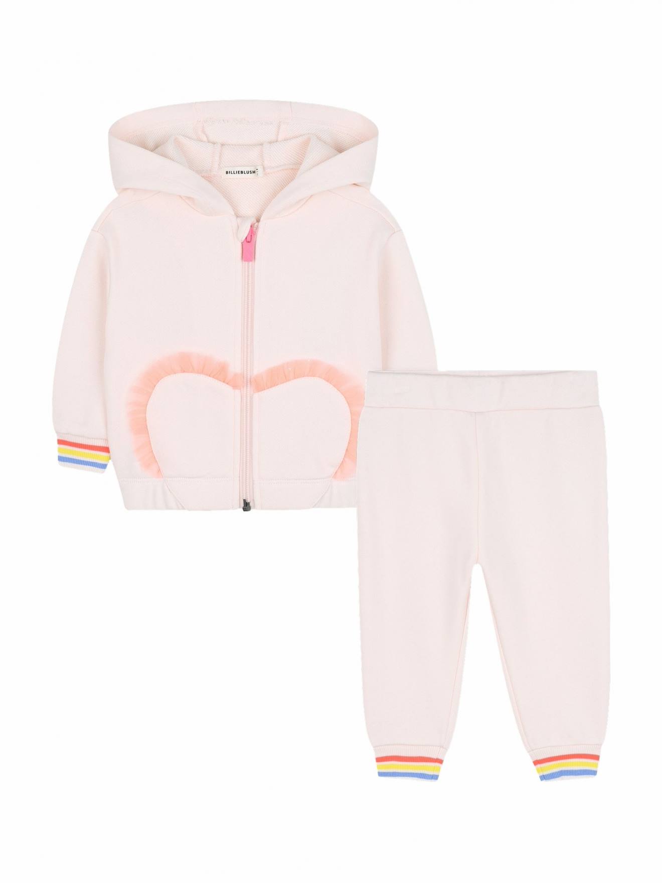 Ensemble Gilet À Capuche Et Pantalon Bébé Fille Pink Courage
