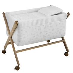 Puériculture-Lit de voyage et accessoires sommeil-Lit parapluie, couffin, berceau-Berceau en bois