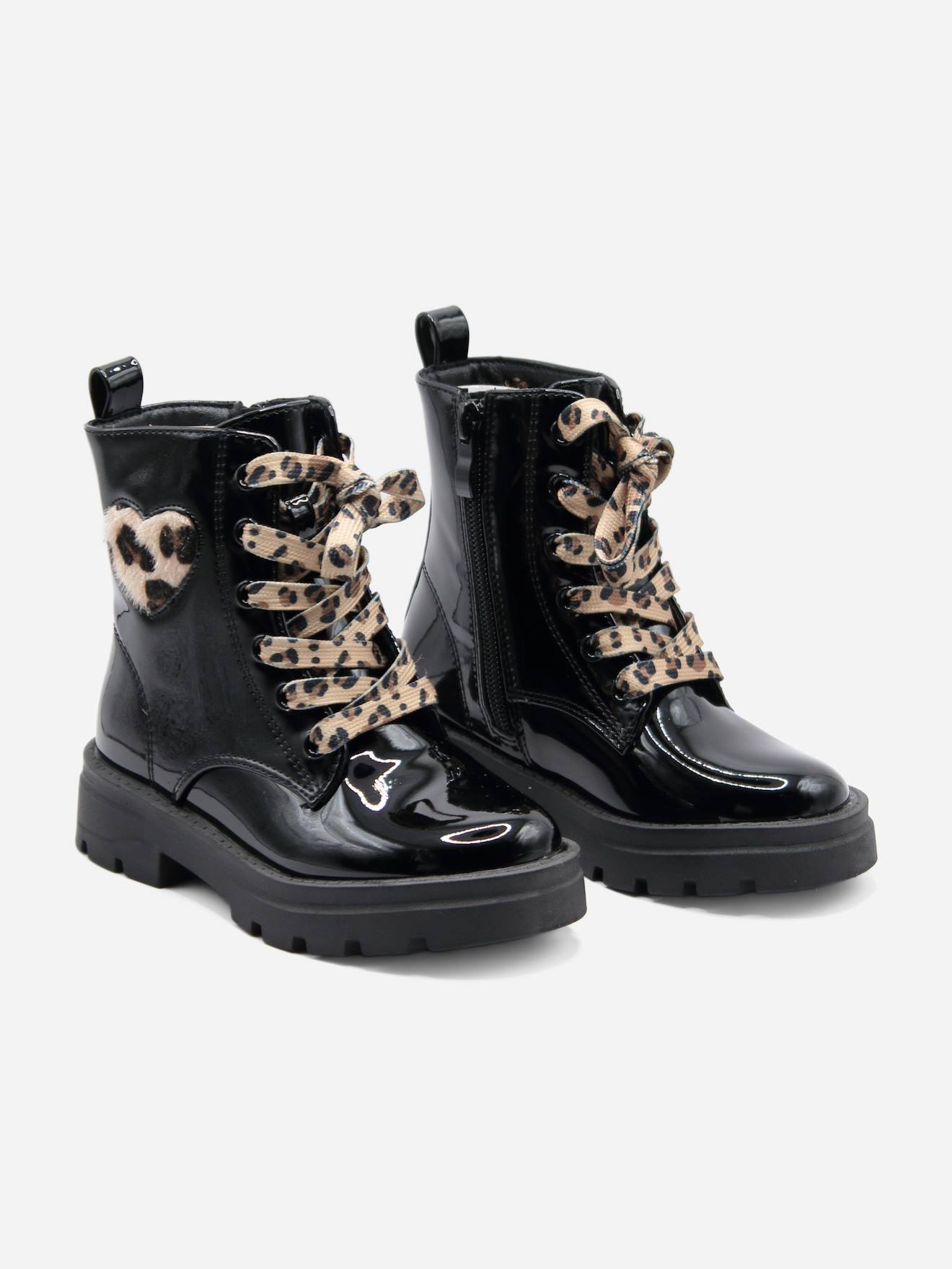 Bottines A Lacets Noir