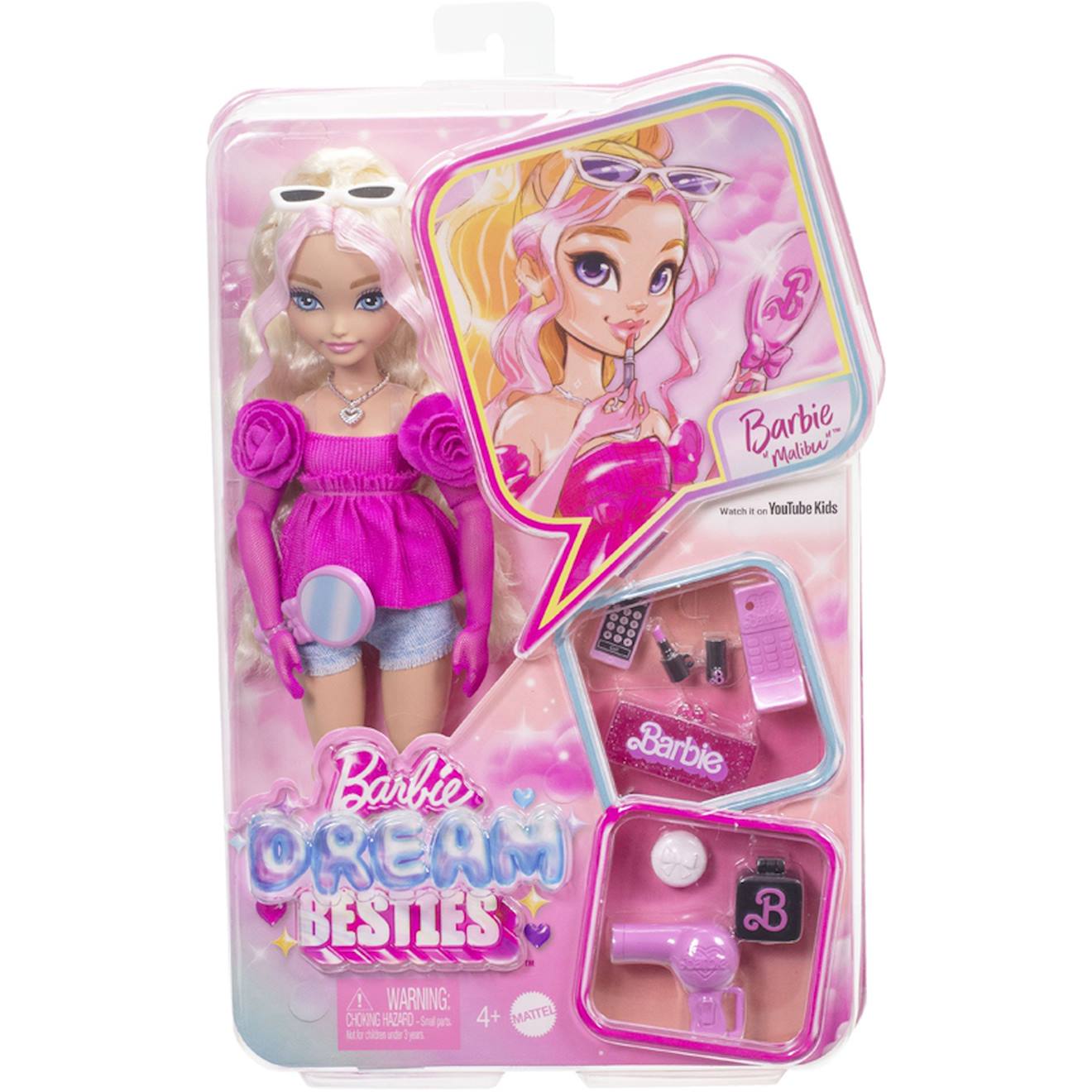 Poupée Malibu Dream Besties Barbie Multicolore