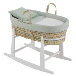 Couffin matelasse + support en bois  - vertbaudet enfant