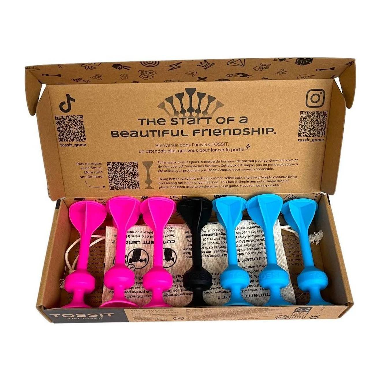 Tossit Rose Bleu Multicolore