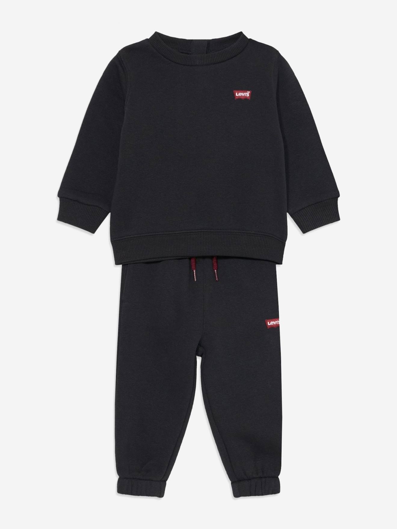 Ensemble Garçon 2 Pièces En Coton Jet Black