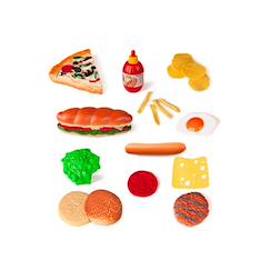 -Fast food 19 pièces - jouet éducatif pour enfants