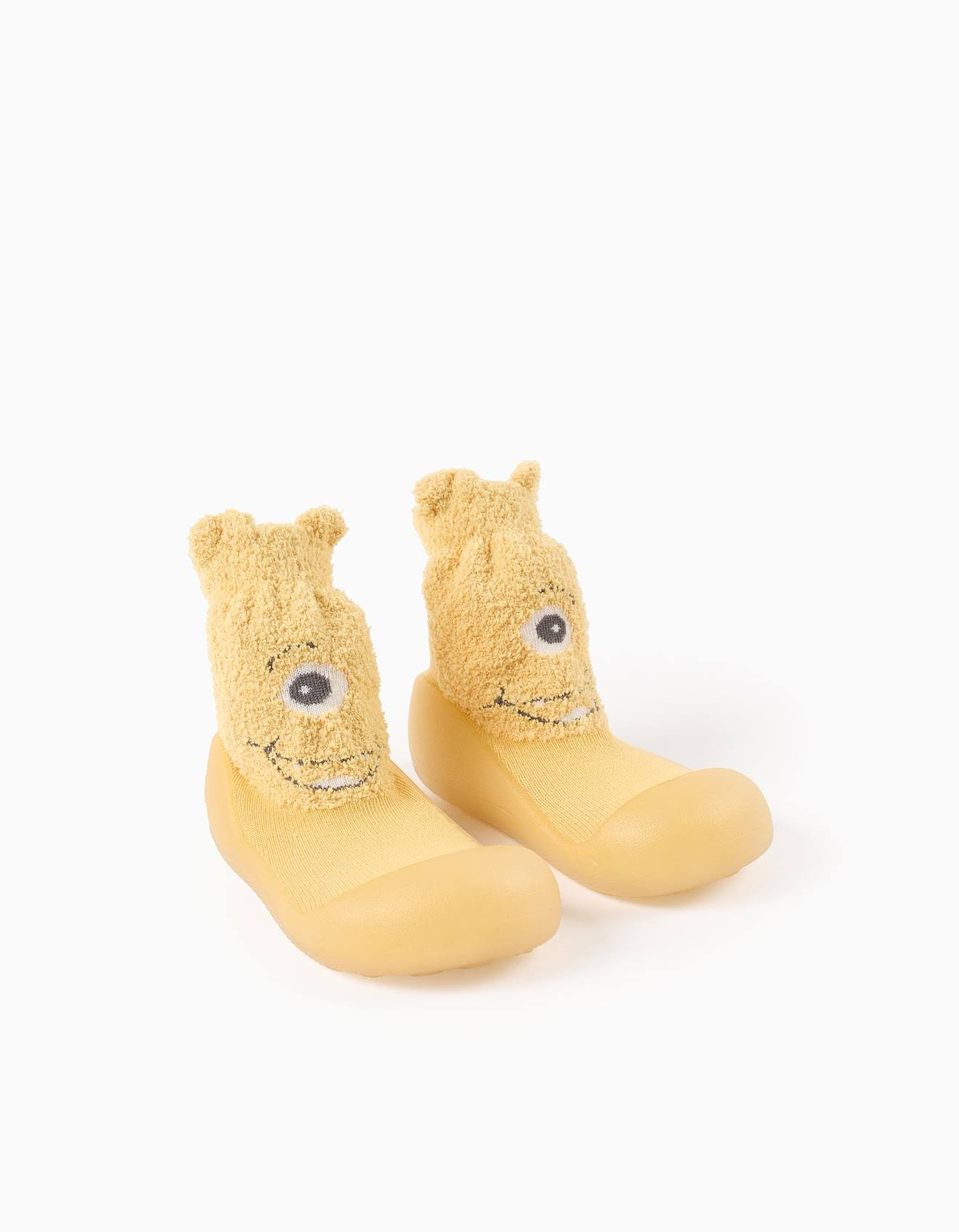 Chaussettes Chausson Avec Monstres D’émotions Bleu