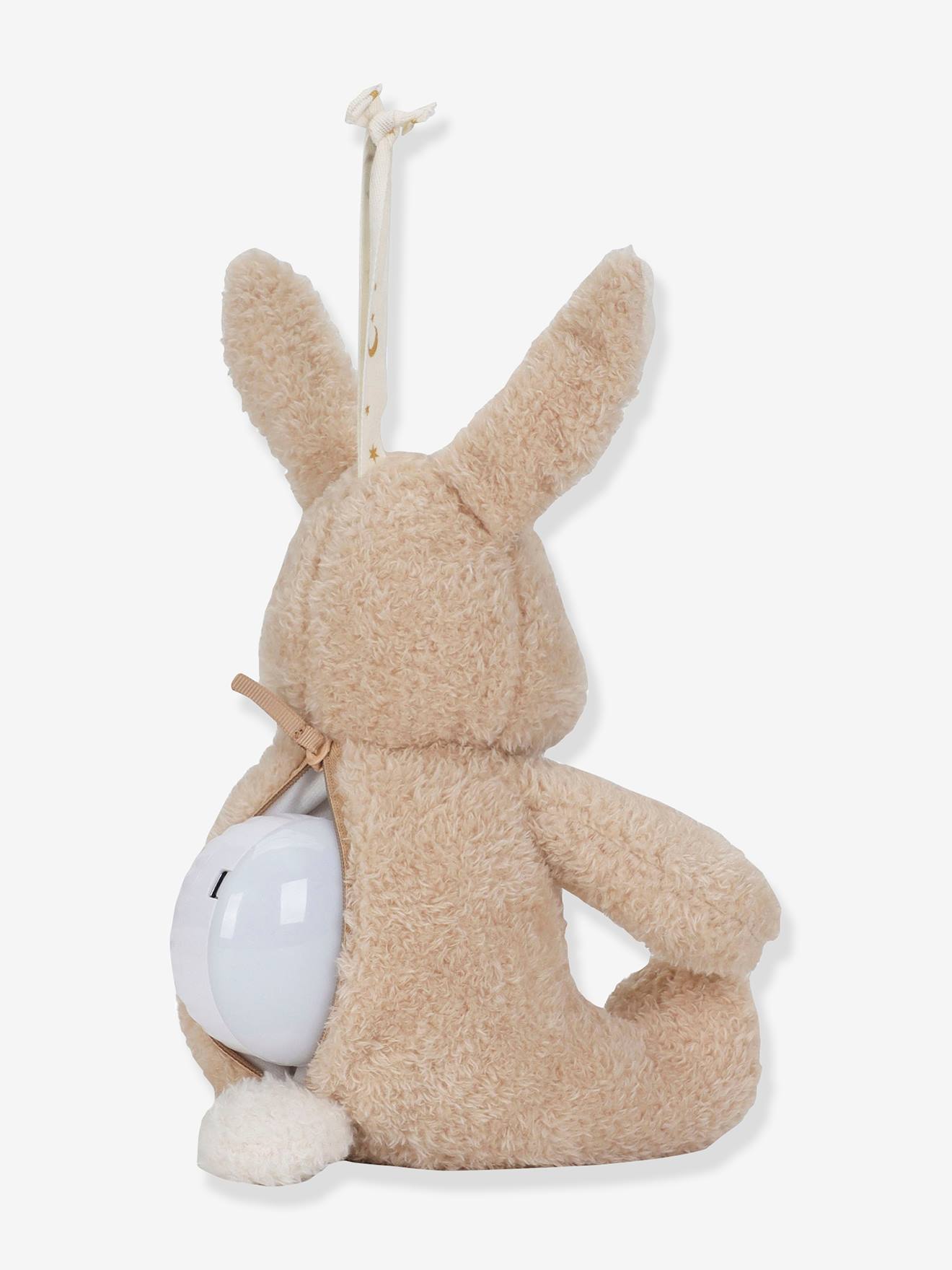 Peluche musicale et lumineuse Lapin beige (Little Dutch) - Image 2