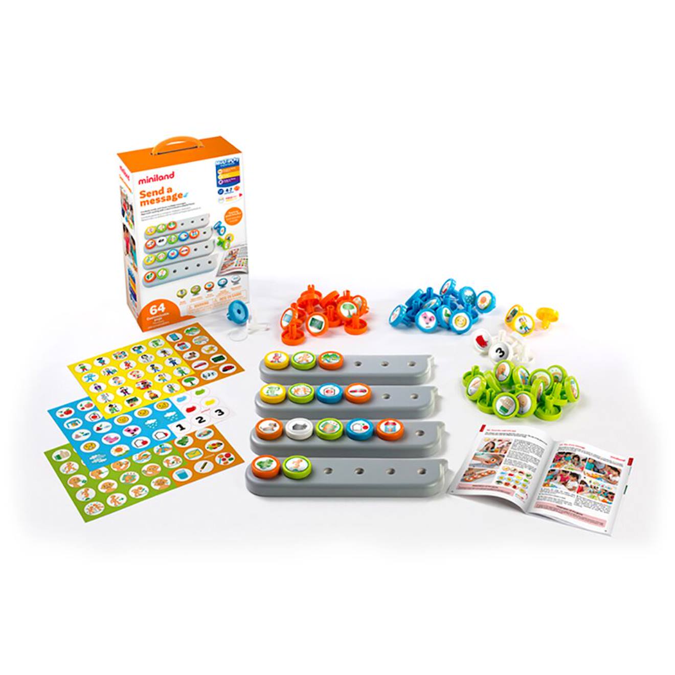 Jeu De Langage - Envoyer Un Message - Jouet Éducatif Pour Enfants Multicolore