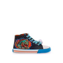 Sneakers garçon synthétique fermeture éclair barefoot  - vertbaudet enfant