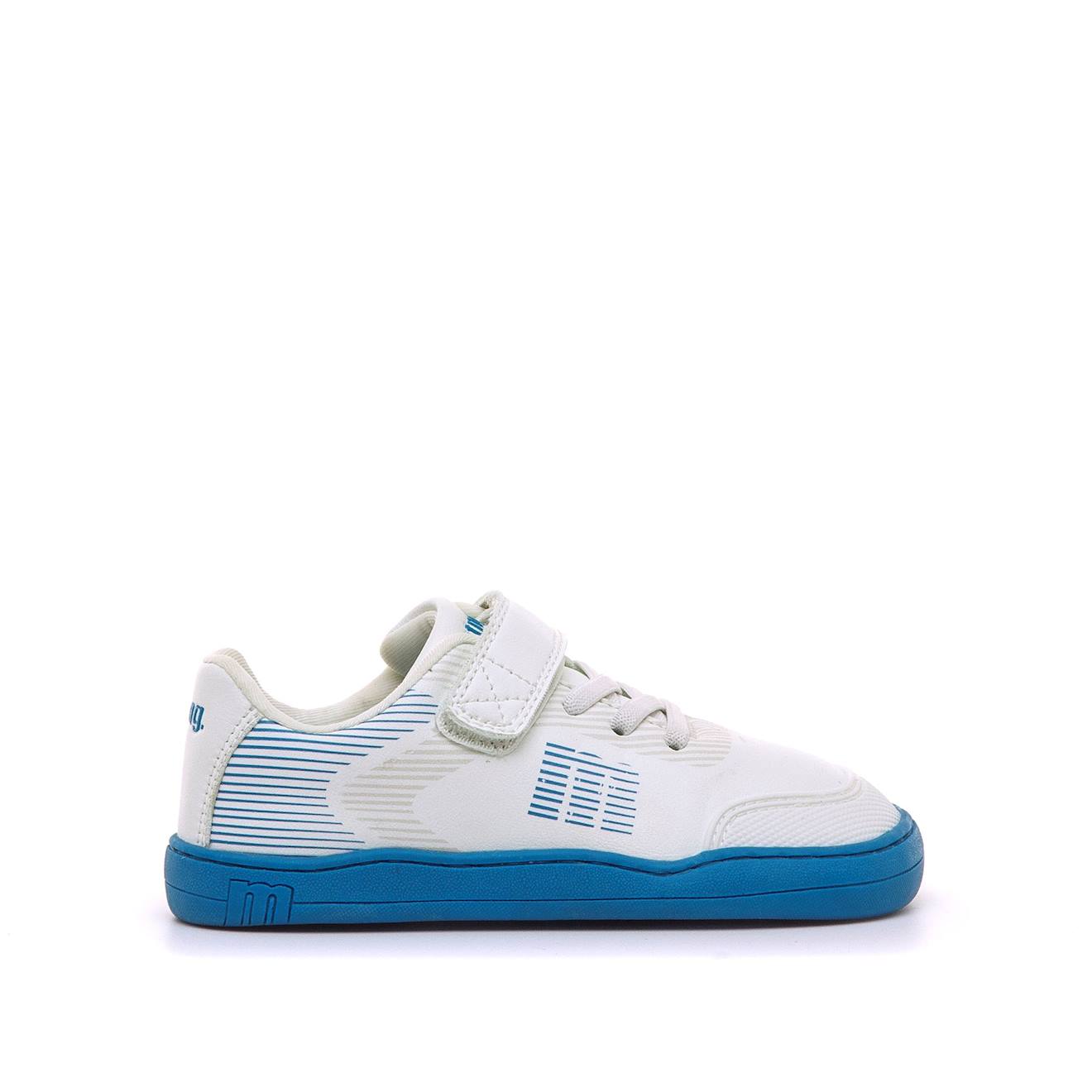 Sneakers Garçon Synthétique Lacets Barefoot Blanc_bleu Clar