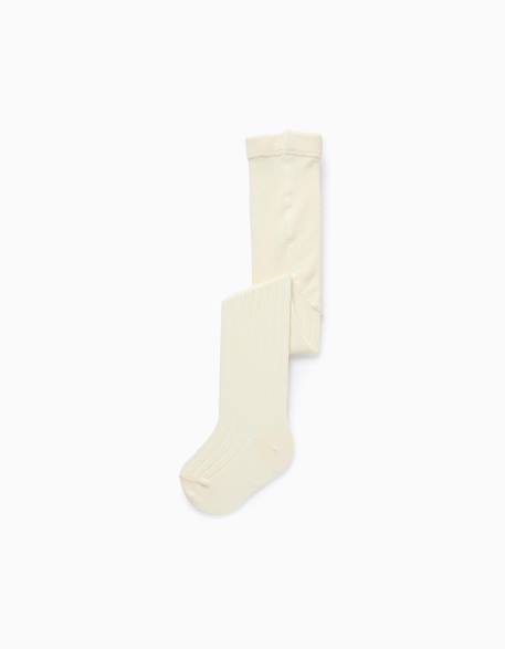 Bébé-Chaussettes, Collants-Collants en maille côtelée anti-bouloche