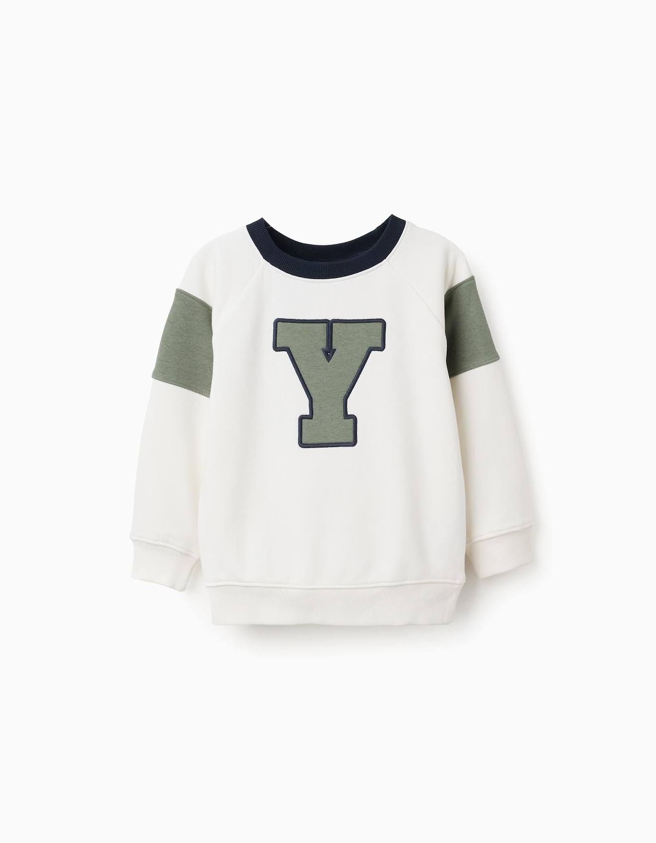 Sweat Peigné Y Blanc