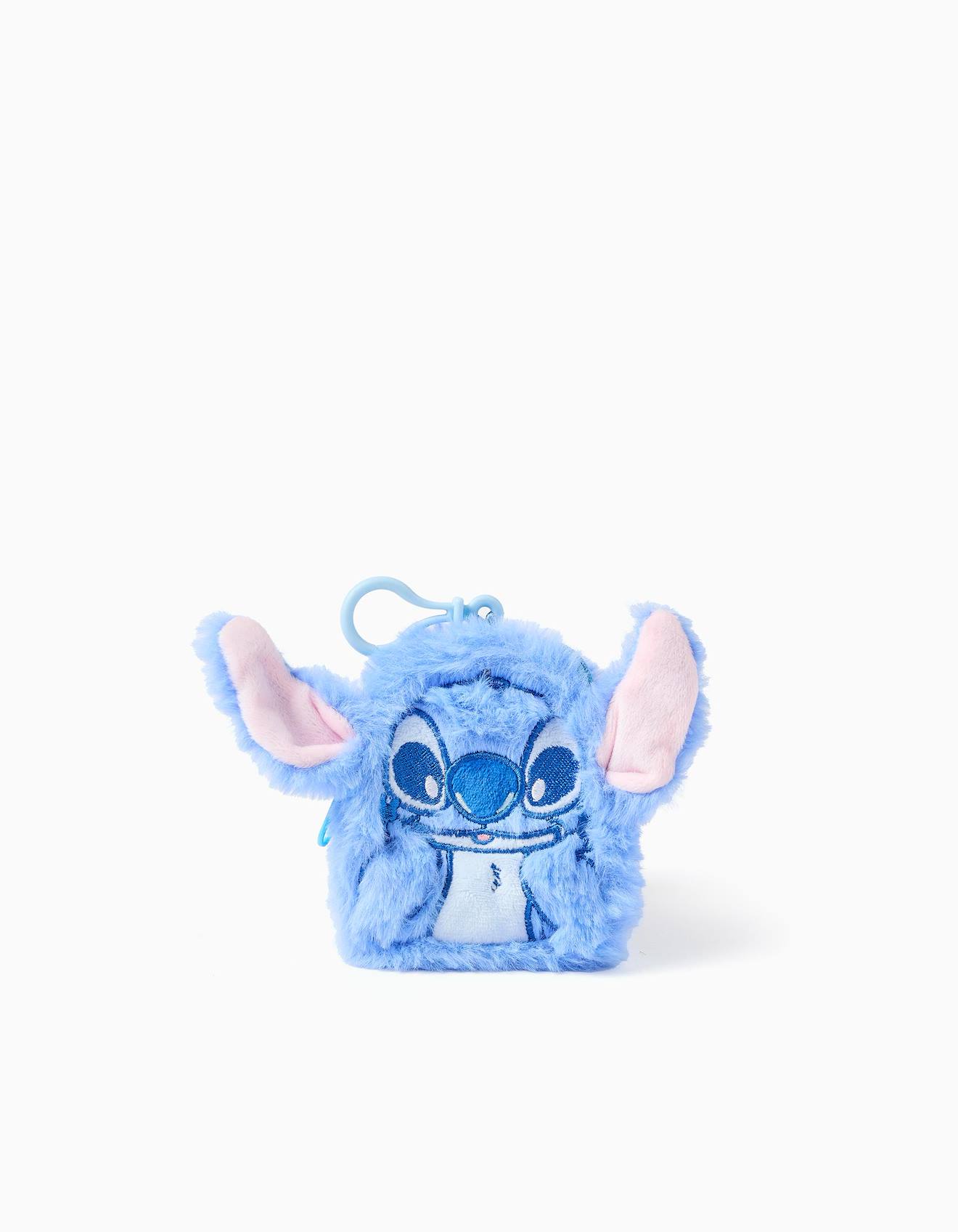 Porte-monnaie En Peluche Avec Porte-clés Stitch Lilo Et Stitch Bleu