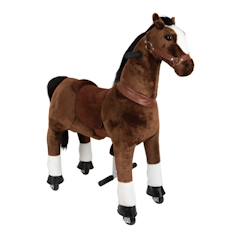 Jouet-Cheval à monter sur roulettes hauteur 67 cm