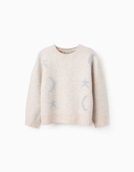 Pull jacquard, manche longue, laine  - vertbaudet enfant
