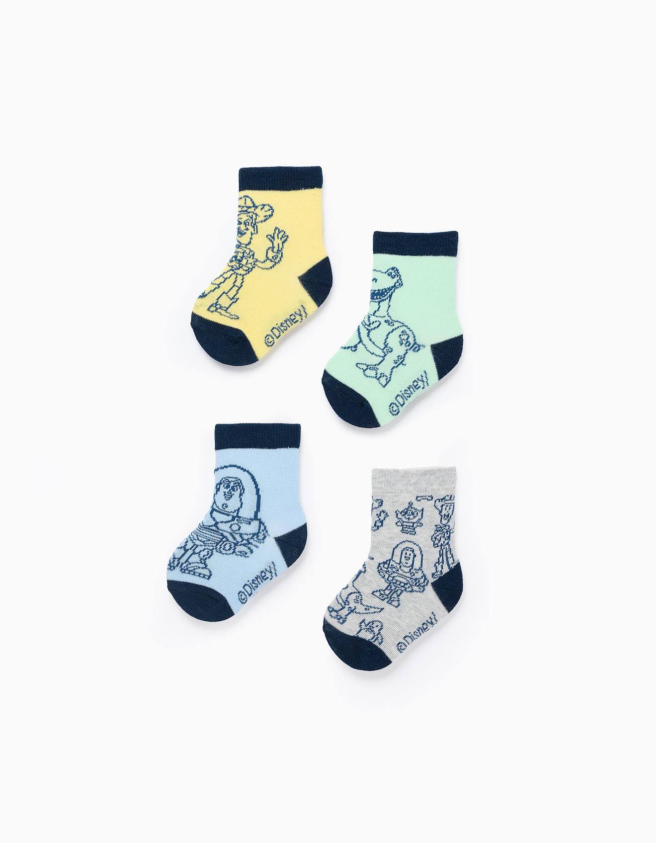 Pack 4 Paires De Chaussettes Toy Story Multicolore 15 €