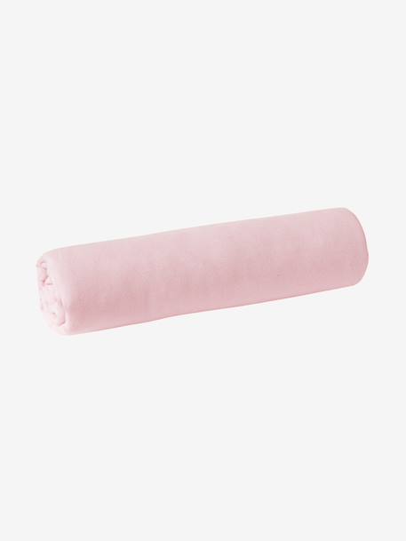 Lot de 2 draps-housses bébé en jersey extensible beige+blanc+bleu vert + blanc+gris + blanc+jaune curry+moutarde+rose pâle + blanc+vert sauge 15 - vertbaudet enfant 