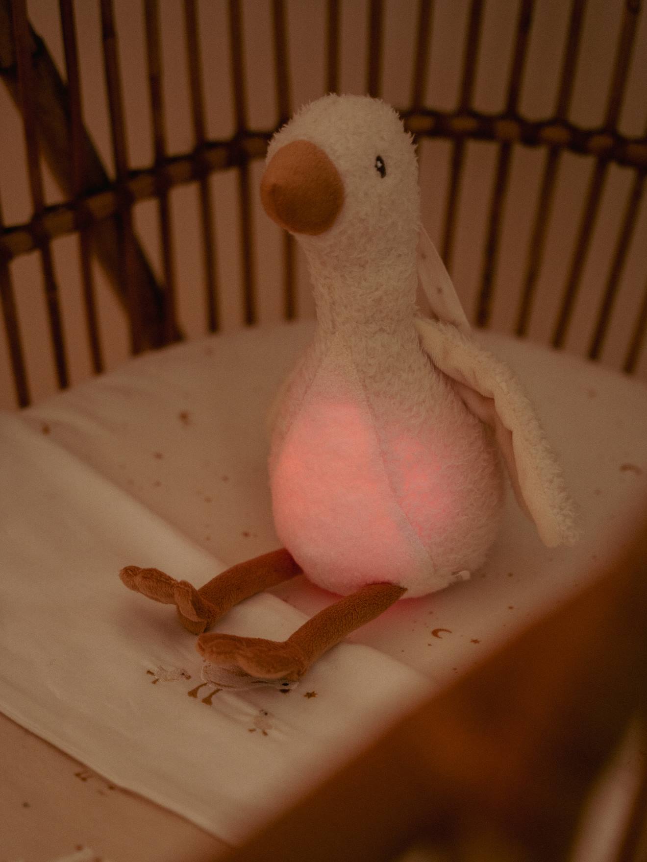 Peluche musicale et lumineuse Oie blanc (Little Dutch) - Image 1