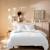 Parure de lit unie en coton, gaze de coton Blanc+Bleu horizon+Caramel+Chocolat+Lichen+Naturel+Terre cuite 1 - vertbaudet enfant 