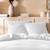 Parure de lit unie en coton, gaze de coton Blanc+Bleu horizon+Caramel+Chocolat+Lichen+Naturel+Terre cuite 3 - vertbaudet enfant 