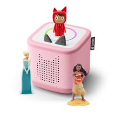 Pack toniebox 2 - boite à histoires - 1 figurine rubie - princesses elsa et vaiana  - vertbaudet enfant