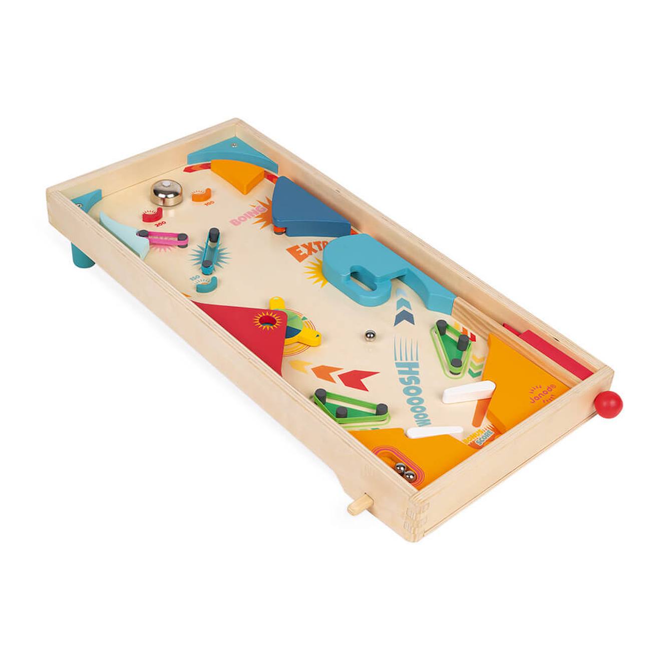 Flipper En Bois Multicolore