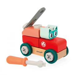 Jouet-Voiture à bricoler chat en bois fsc
