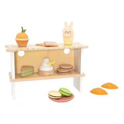 Jouet-Stand de patisseries en bois