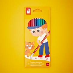 Jouet-Crayons effaçables x12 - colo