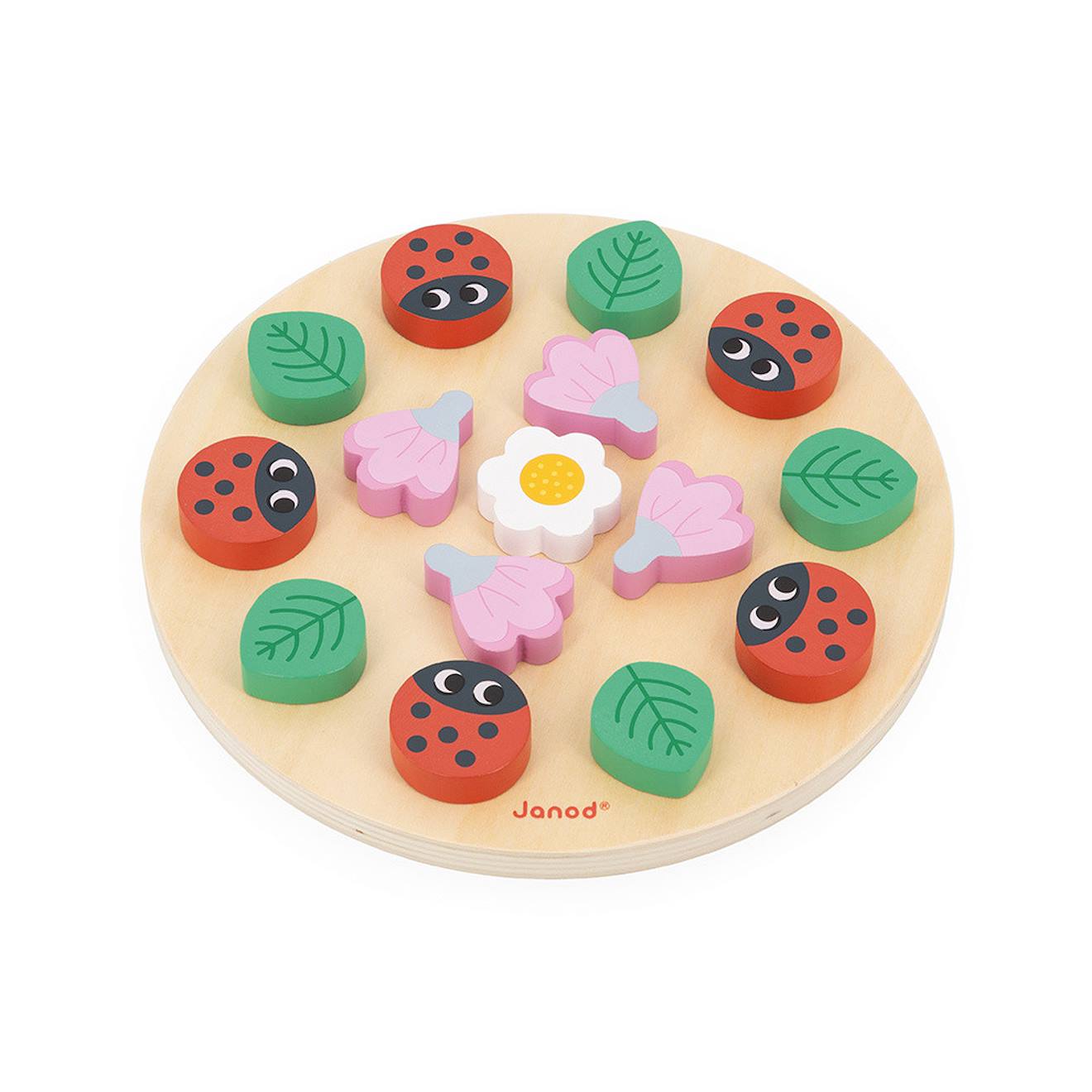 Mandala, Jeu Pédagogique Thème Du Jardin Multicolore