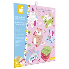 Jouet-12 boîtes en papier kawaii à créer - Kit Loisir Créatif Enfant