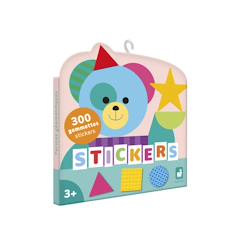 Jouet-Activités artistiques et musicales-300 gommettes formes géométriques